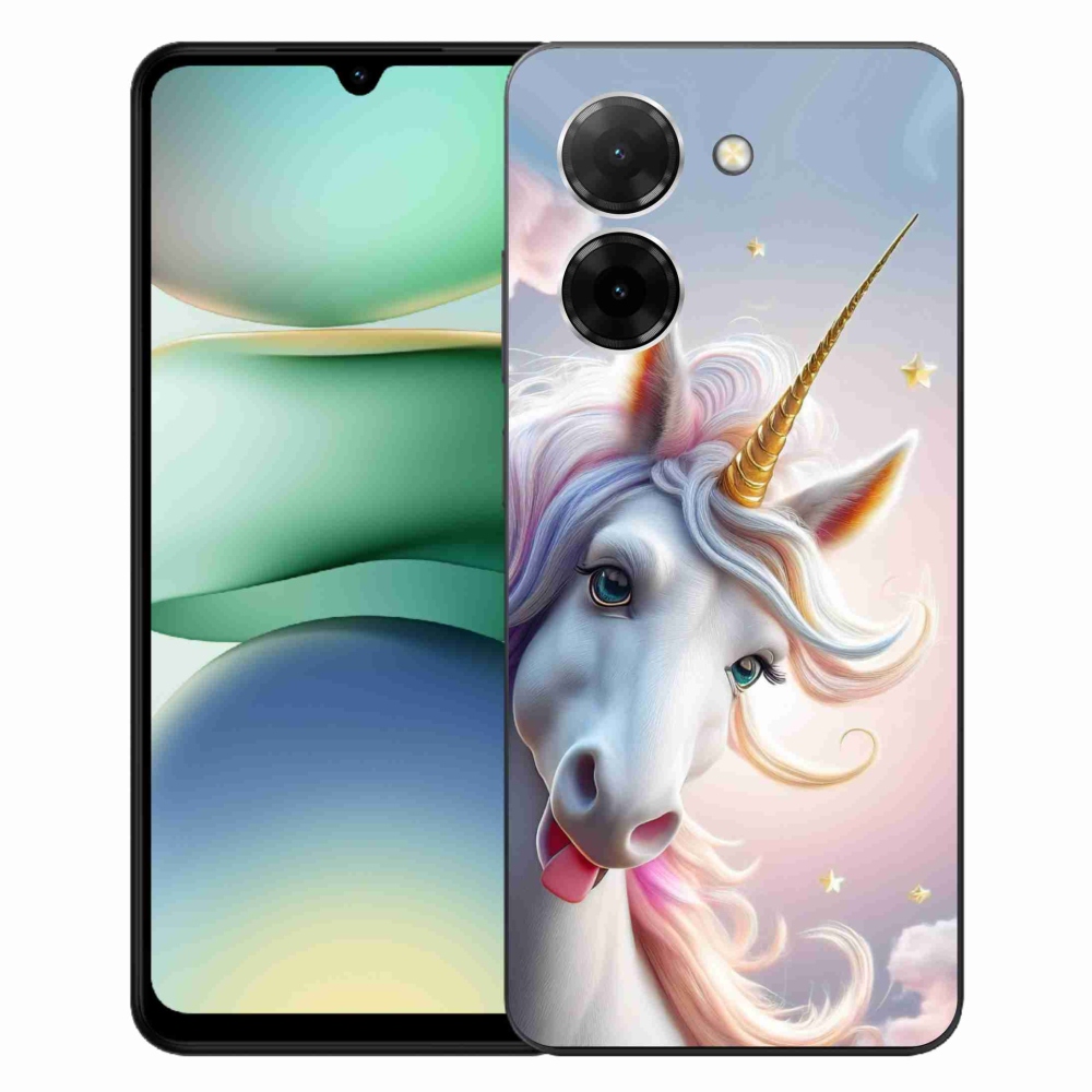 Gelový kryt mmCase na Xiaomi Redmi A5 171mm - veselý jednorožec