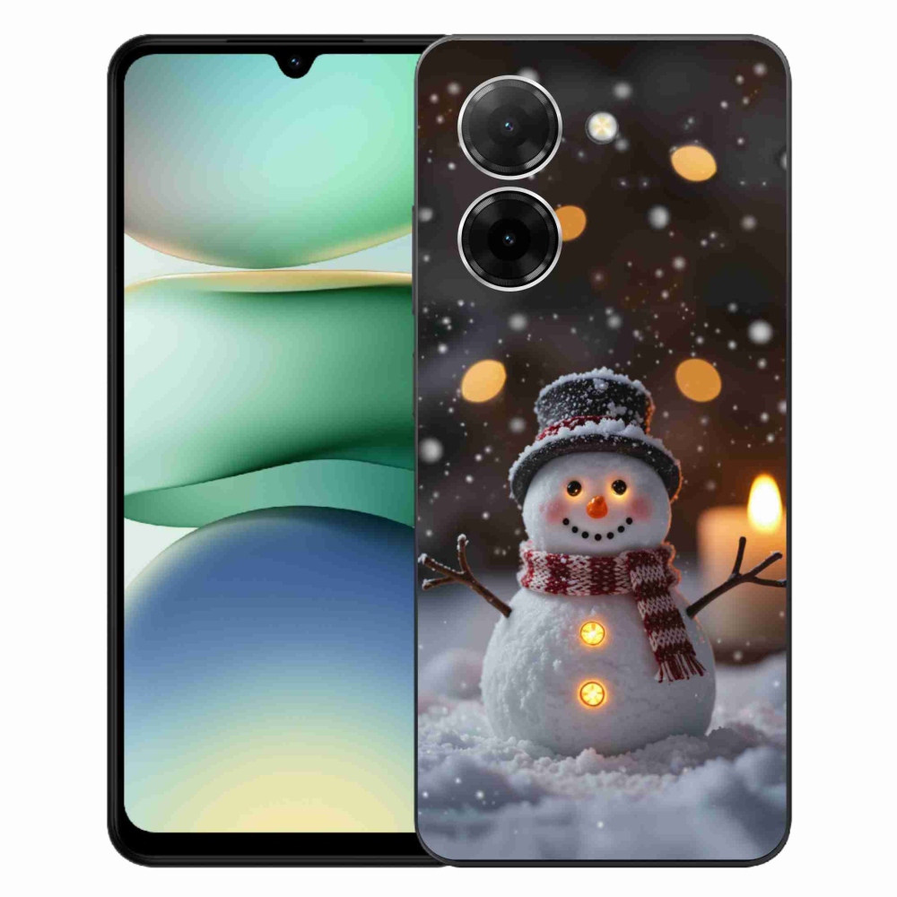 Gelový kryt mmCase na Xiaomi Redmi A5 171mm - veselý sněhulák