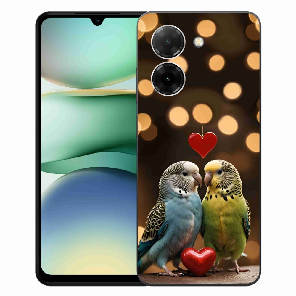 Gelový kryt mmCase na Xiaomi Redmi A5 171mm - zamilovaní papoušci