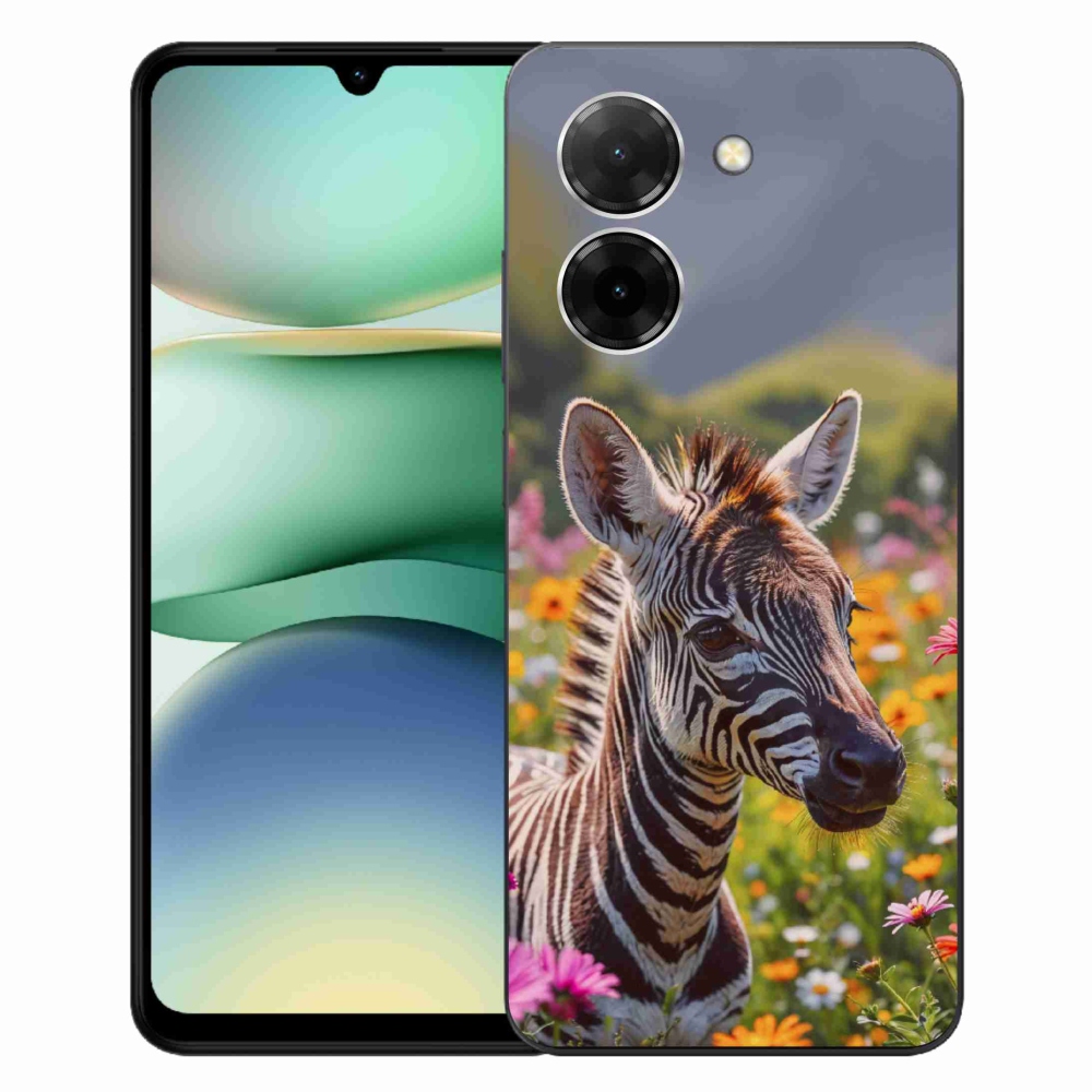 Gelový kryt mmCase na Xiaomi Redmi A5 171mm - zebra na louce