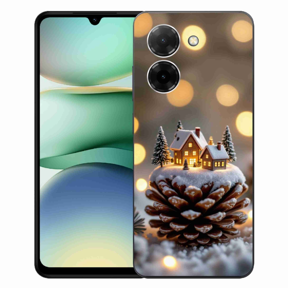 Gelový kryt mmCase na Xiaomi Redmi A5 171mm - zimní vesnička