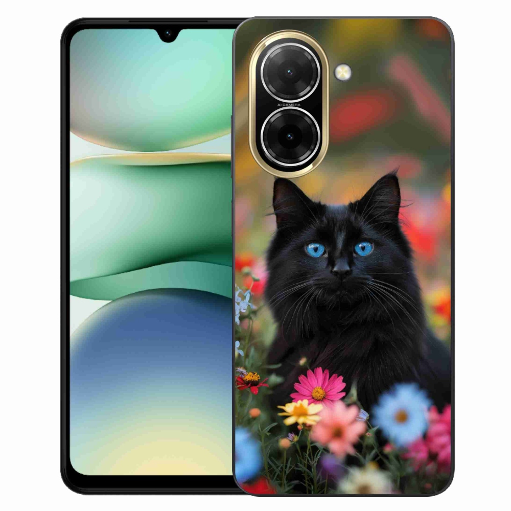 Gelový kryt mmCase na Xiaomi Redmi A5 173,45 - černé kotě 4