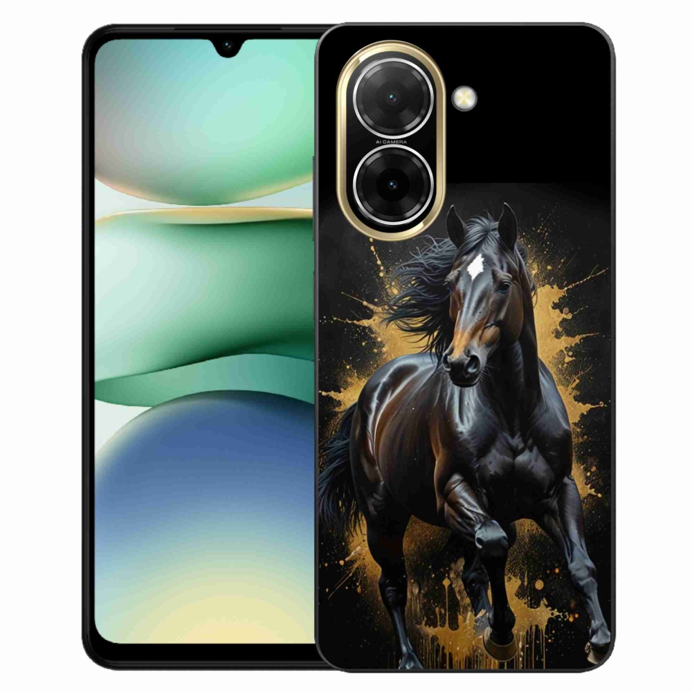 Gelový kryt mmCase na Xiaomi Redmi A5 173,45 - elegantní černý hřebec