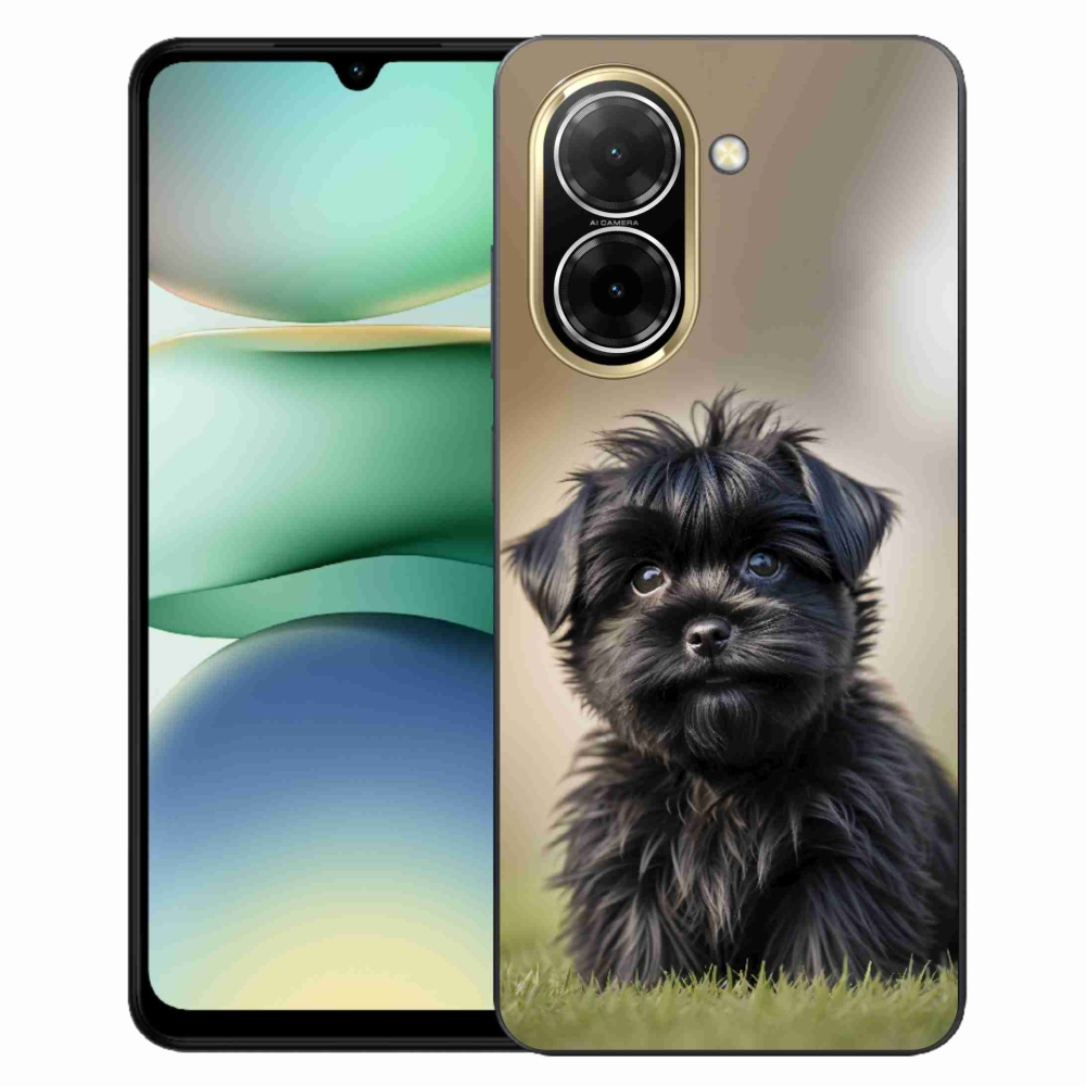 Gelový kryt mmCase na Xiaomi Redmi A5 173,45 - roztomilý černý pejsek