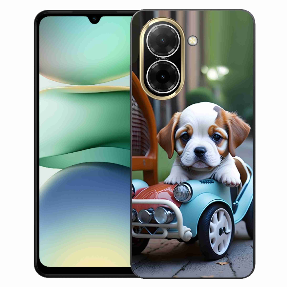 Gelový kryt mmCase na Xiaomi Redmi A5 173,45 - štěně v retro autě