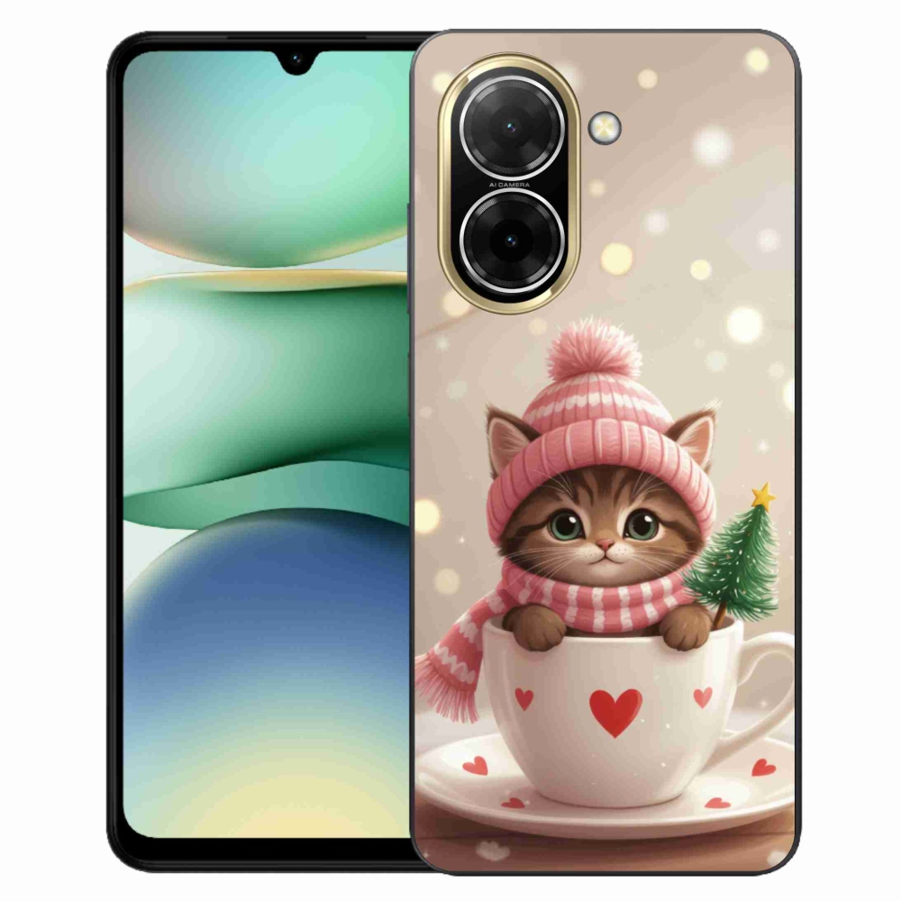 Gelový kryt mmCase na Xiaomi Redmi A5 173,45 - vánoční kotě v hrnku