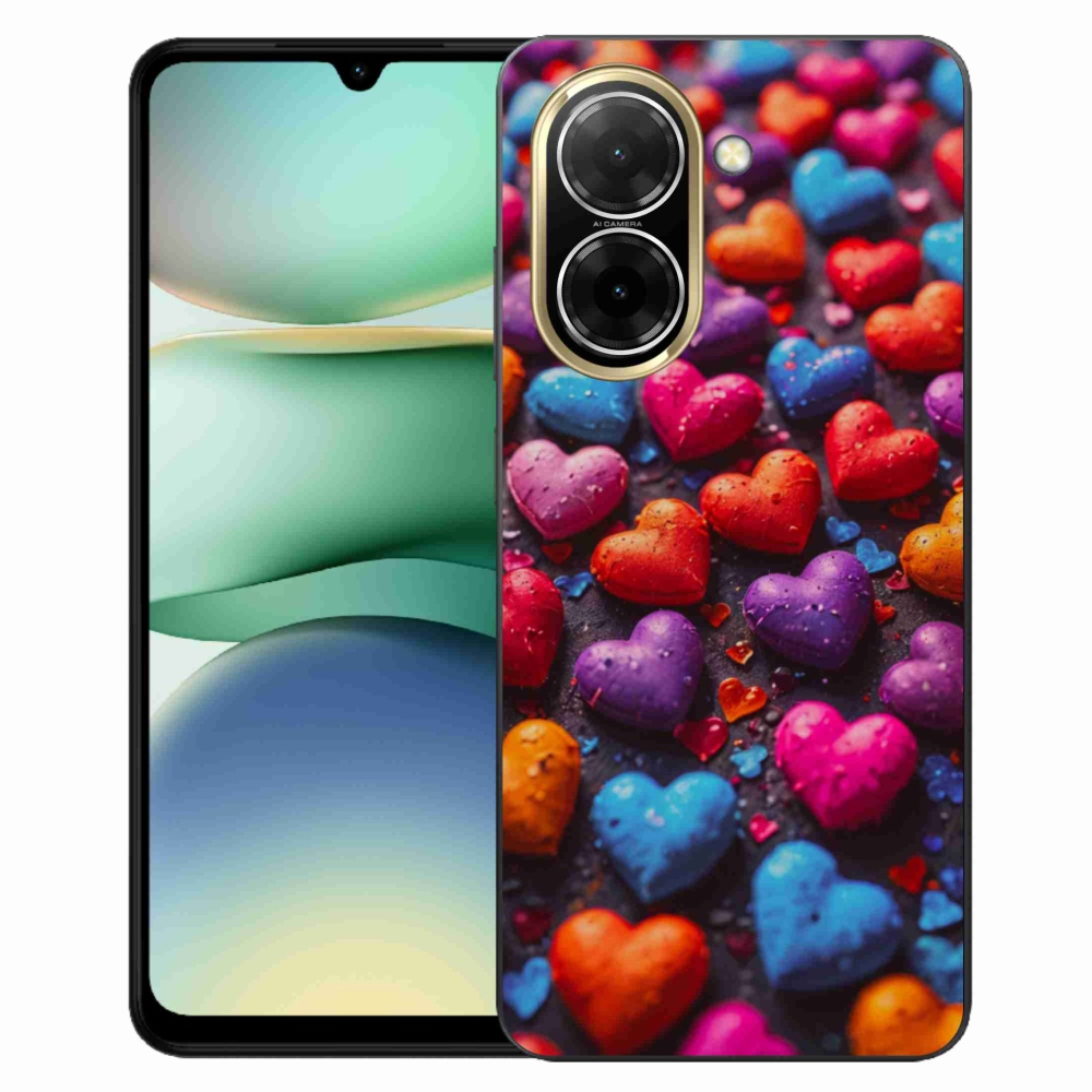 Gelový kryt mmCase na Xiaomi Redmi A5 (173.45x79.35x8.45mm) - barevná srdce