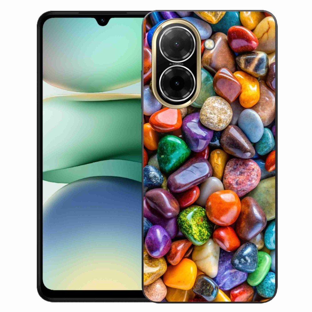 Gelový kryt mmCase na Xiaomi Redmi A5 (173.45x79.35x8.45mm) - barevné kamínky