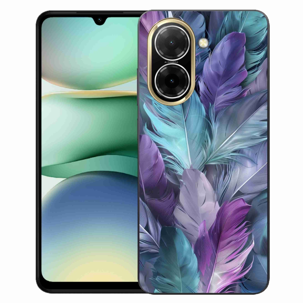 Gelový kryt mmCase na Xiaomi Redmi A5 (173.45x79.35x8.45mm) - barevné peří 2