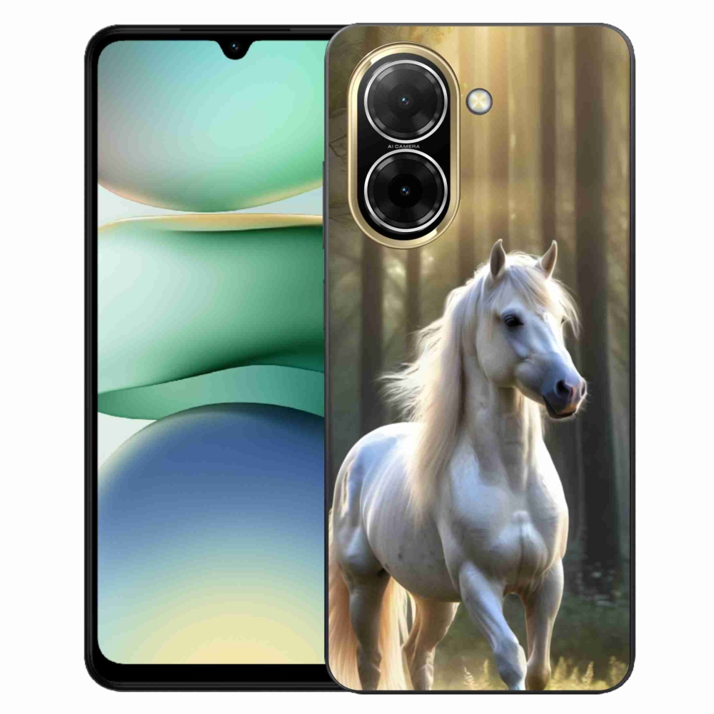 Gelový kryt mmCase na Xiaomi Redmi A5 (173.45x79.35x8.45mm) - bílý kůň 3