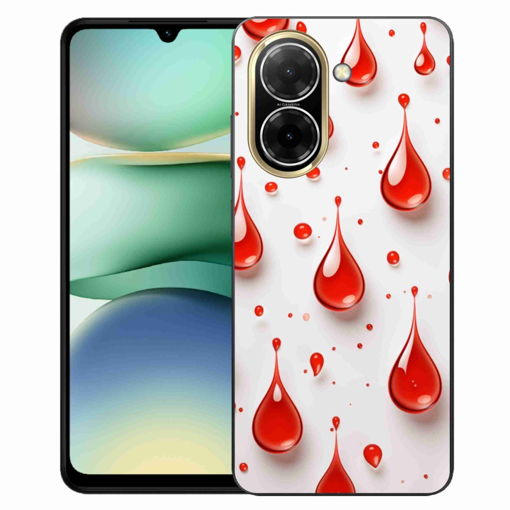 Gelový kryt mmCase na Xiaomi Redmi A5 (173.45x79.35x8.45mm) - červené kapky