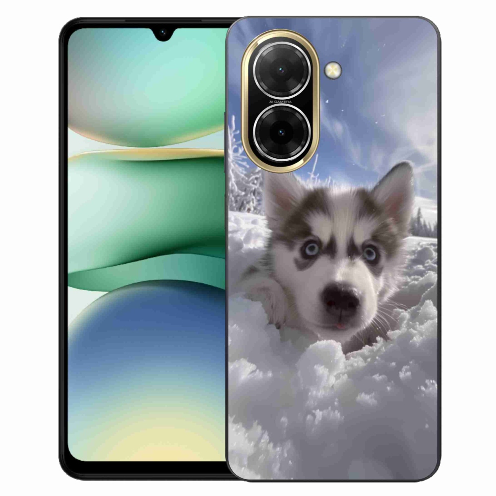 Gelový kryt mmCase na Xiaomi Redmi A5 (173.45x79.35x8.45mm) - husky ve sněhu