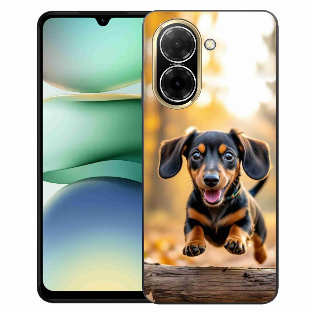 Gelový kryt mmCase na Xiaomi Redmi A5 (173.45x79.35x8.45mm) - jezevčík 2