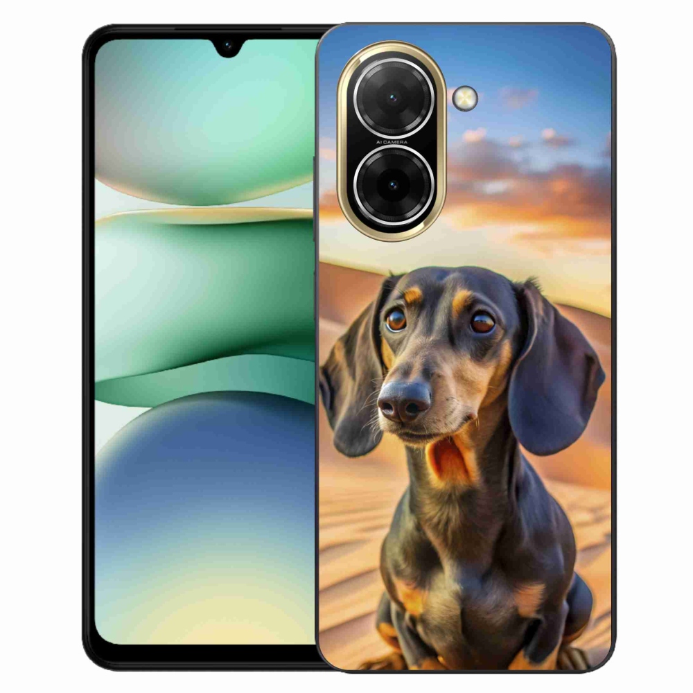 Gelový kryt mmCase na Xiaomi Redmi A5 (173.45x79.35x8.45mm) - jezevčík 3 