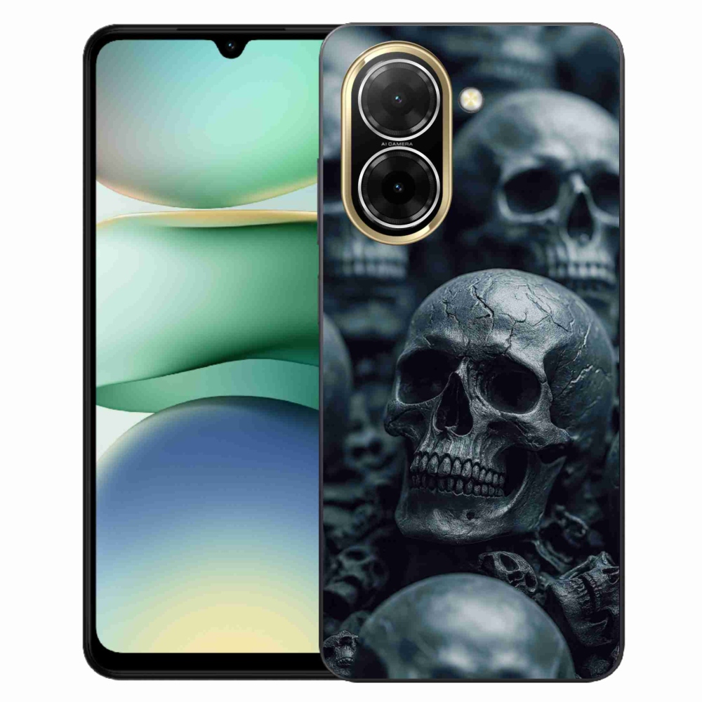 Gelový kryt mmCase na Xiaomi Redmi A5 (173.45x79.35x8.45mm) - lebka 2