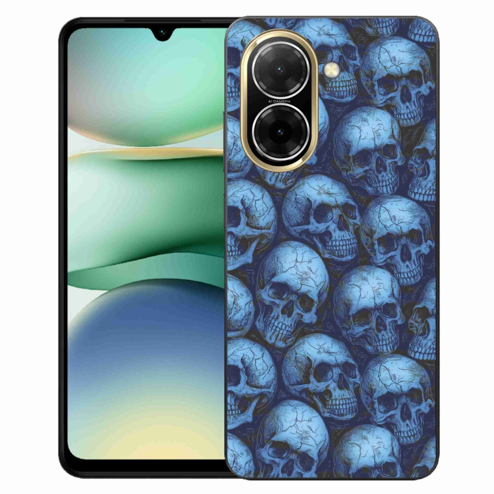 Gelový kryt mmCase na Xiaomi Redmi A5 (173.45x79.35x8.45mm) - lebky