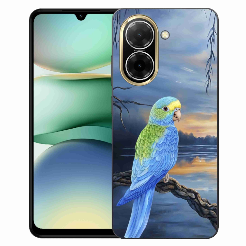 Gelový kryt mmCase na Xiaomi Redmi A5 (173.45x79.35x8.45mm) - modrý papoušek