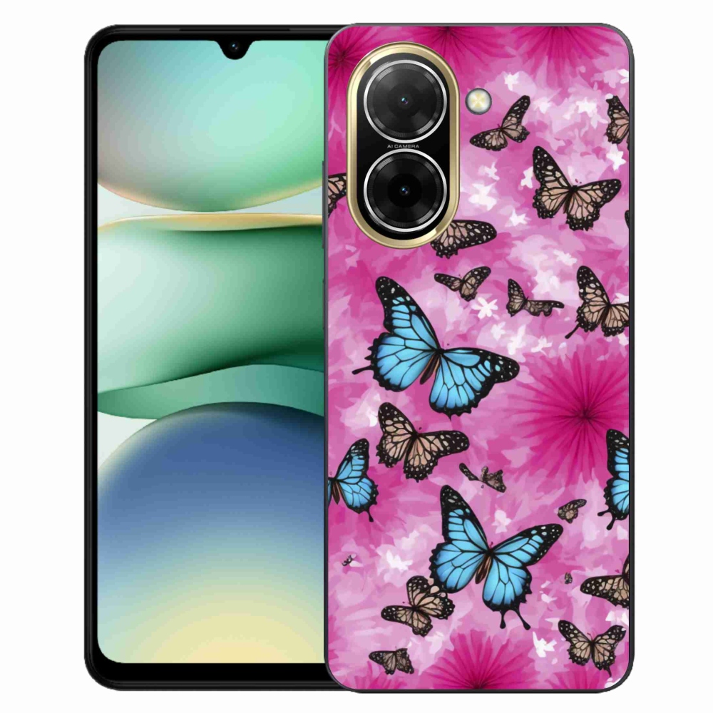 Gelový kryt mmCase na Xiaomi Redmi A5 (173.45x79.35x8.45mm) - motýlí zahrada