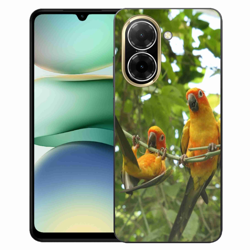 Gelový kryt mmCase na Xiaomi Redmi A5 (173.45x79.35x8.45mm) - papoušci aratingy