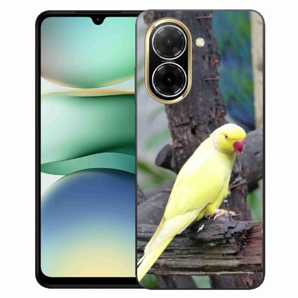 Gelový kryt mmCase na Xiaomi Redmi A5 (173.45x79.35x8.45mm) - papoušek alexandr žlutý