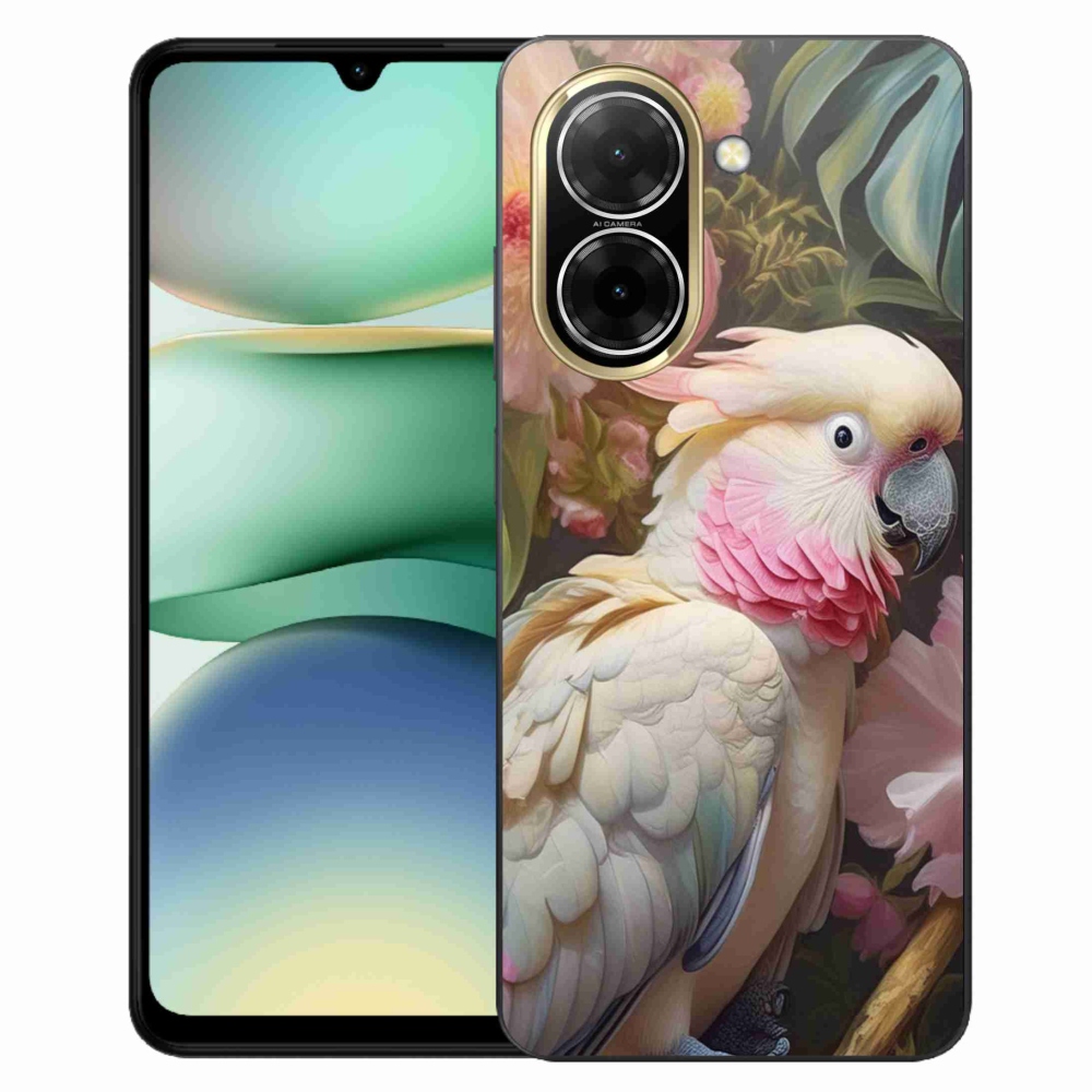 Gelový kryt mmCase na Xiaomi Redmi A5 (173.45x79.35x8.45mm) - papoušek kakadu růžový 2