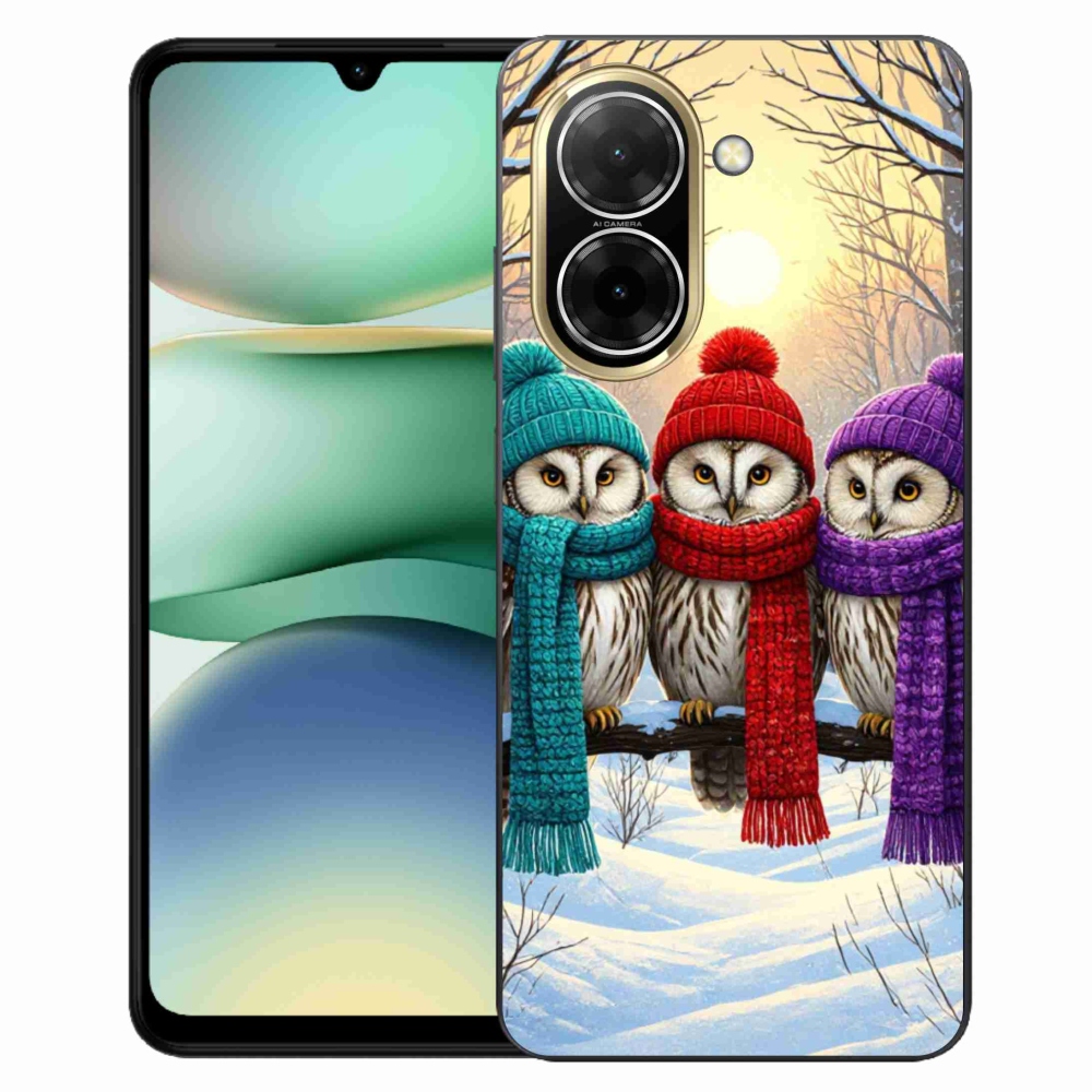 Gelový kryt mmCase na Xiaomi Redmi A5 (173.45x79.35x8.45mm) - soví přátelé