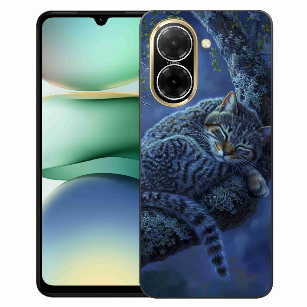 Gelový kryt mmCase na Xiaomi Redmi A5 (173.45x79.35x8.45mm) - spící kočka