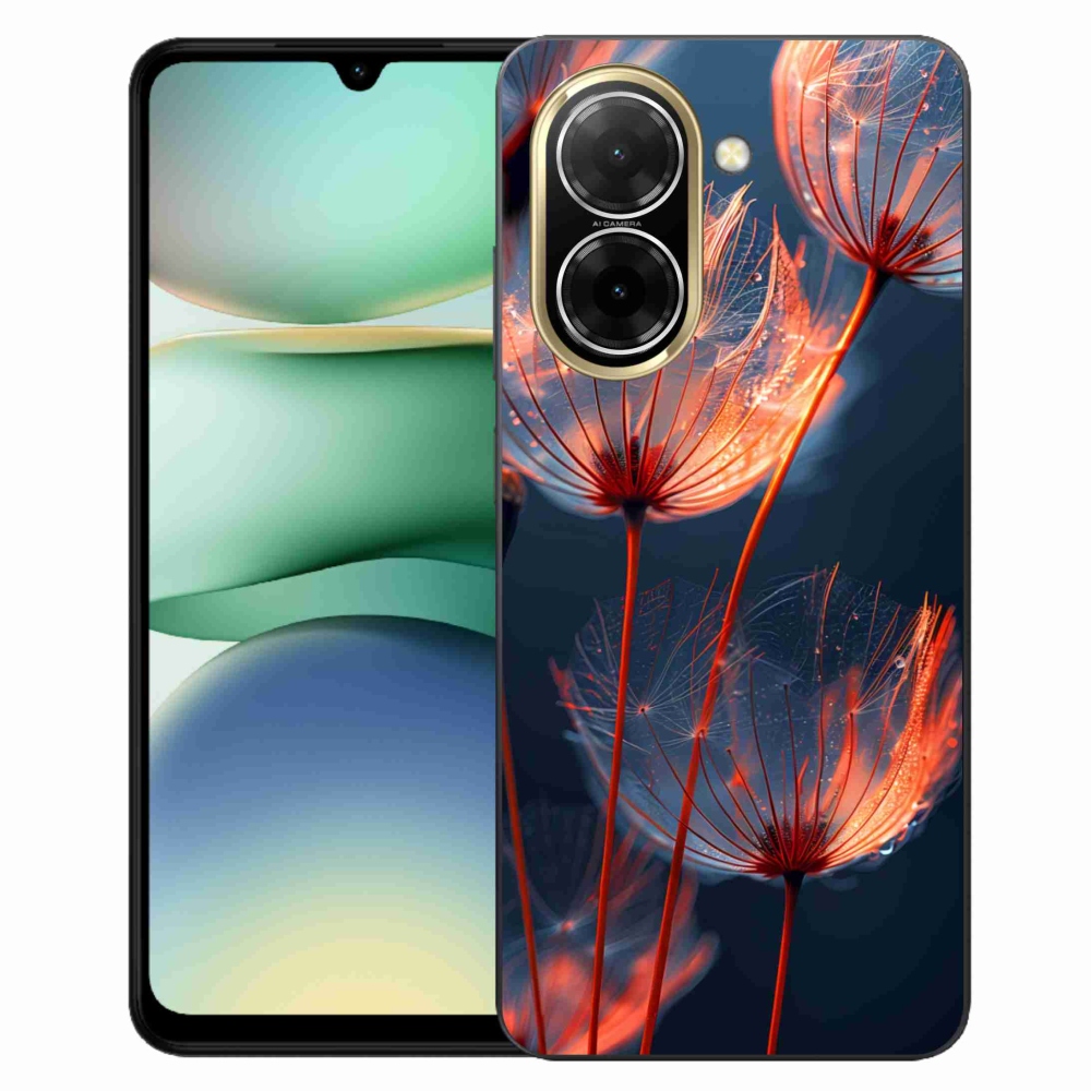 Gelový kryt mmCase na Xiaomi Redmi A5 (173.45x79.35x8.45mm) - světélkující chmýří