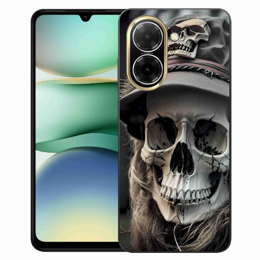 Gelový kryt mmCase na Xiaomi Redmi A5 (173.45x79.35x8.45mm) - temná lebka