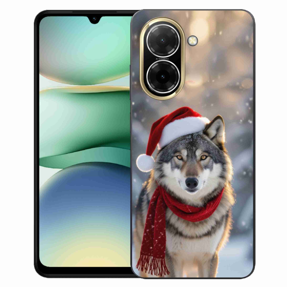 Gelový kryt mmCase na Xiaomi Redmi A5 (173.45x79.35x8.45mm) - vánoční vlk