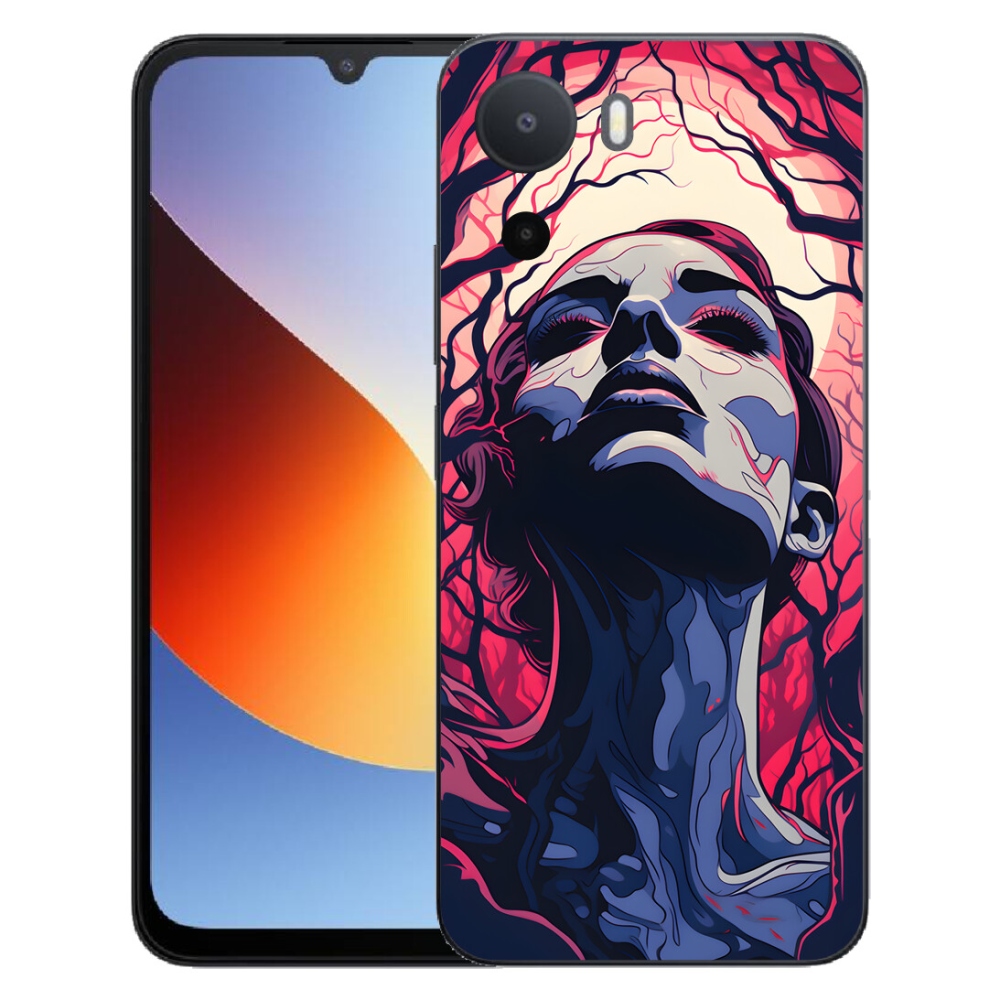 Gelový kryt mmCase na Xiaomi Redmi A7 Pro - abstraktní obličej