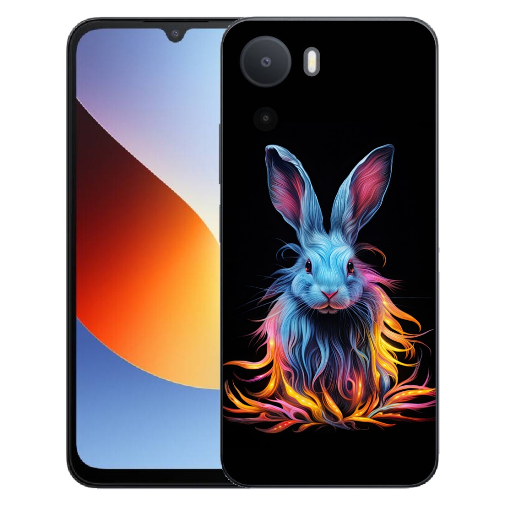 Gelový kryt mmCase na Xiaomi Redmi A7 Pro - abstraktní zajíc