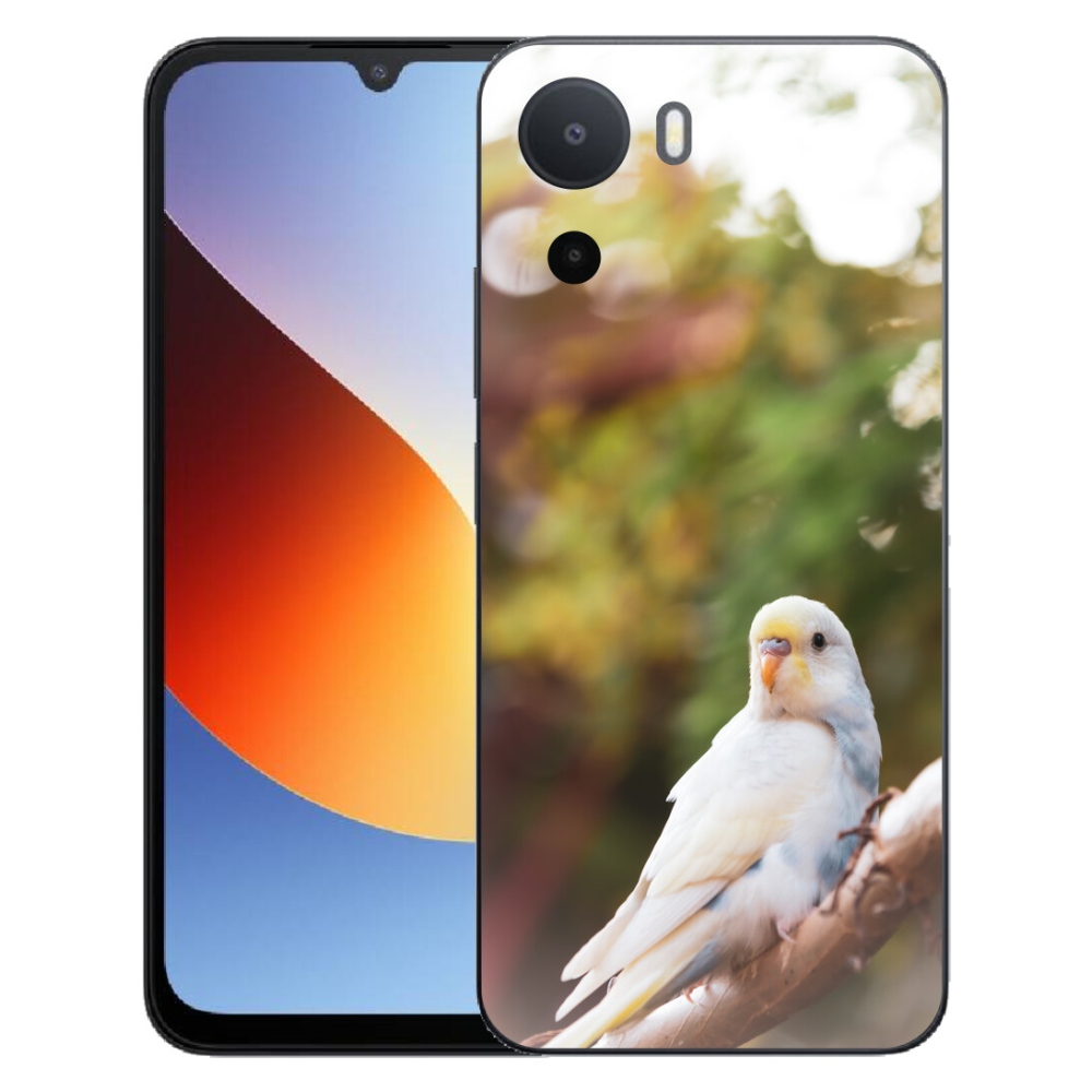 Gelový kryt mmCase na Xiaomi Redmi A7 Pro - andulka bílá