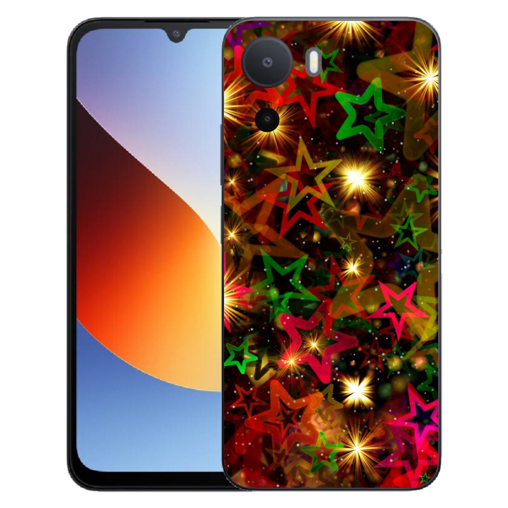 Gelový kryt mmCase na Xiaomi Redmi A7 Pro - barevné hvězdičky