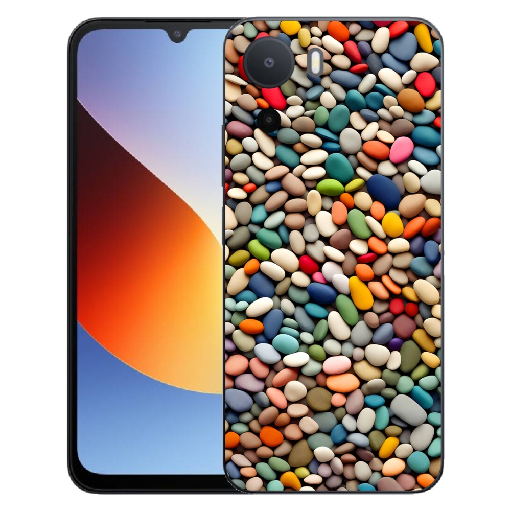 Gelový kryt mmCase na Xiaomi Redmi A7 Pro - barevné kamínky 2