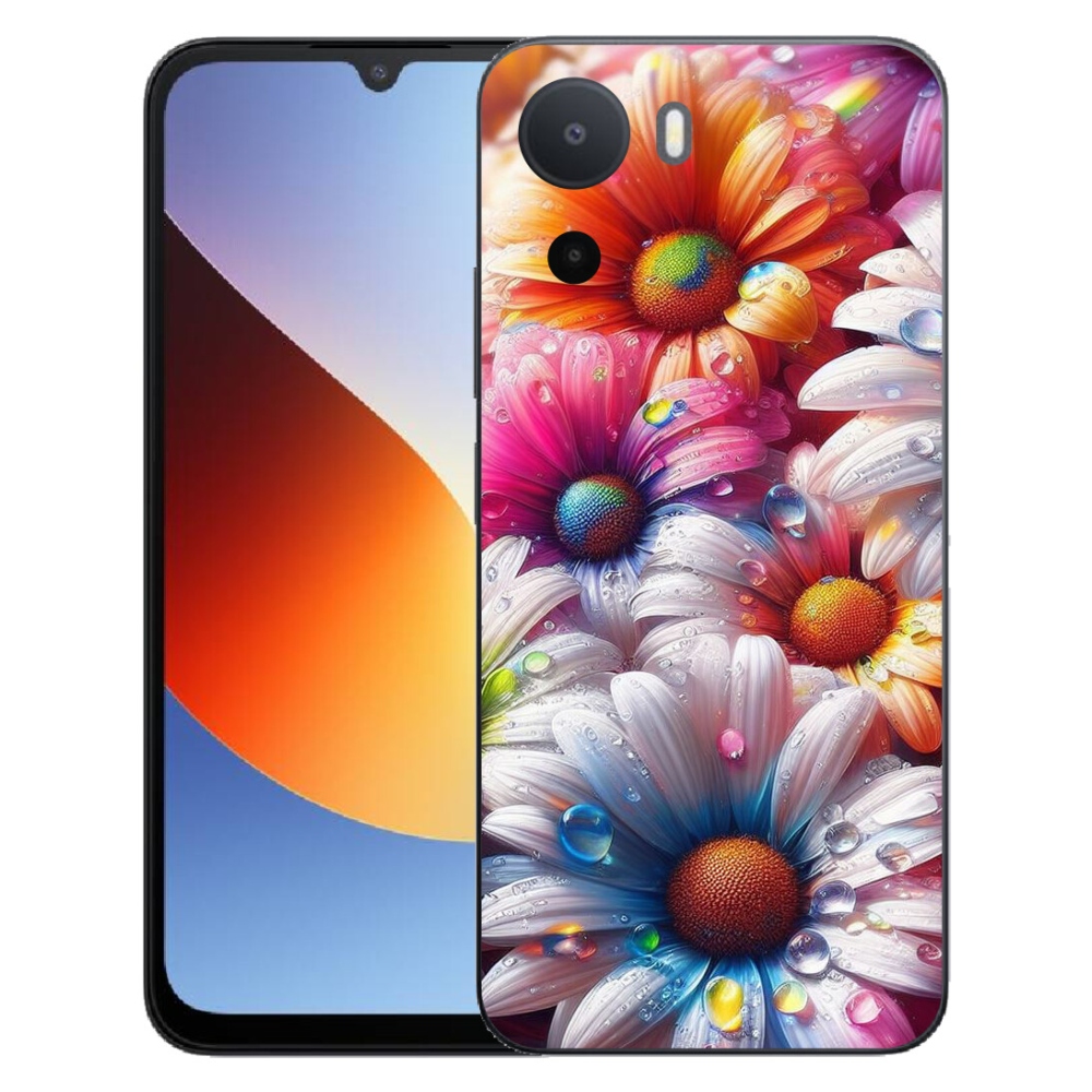 Gelový kryt mmCase na Xiaomi Redmi A7 Pro - barevné kopretiny