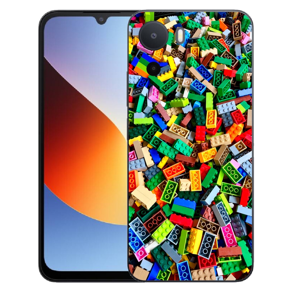 Gelový kryt mmCase na Xiaomi Redmi A7 Pro - barevné stavební kostky
