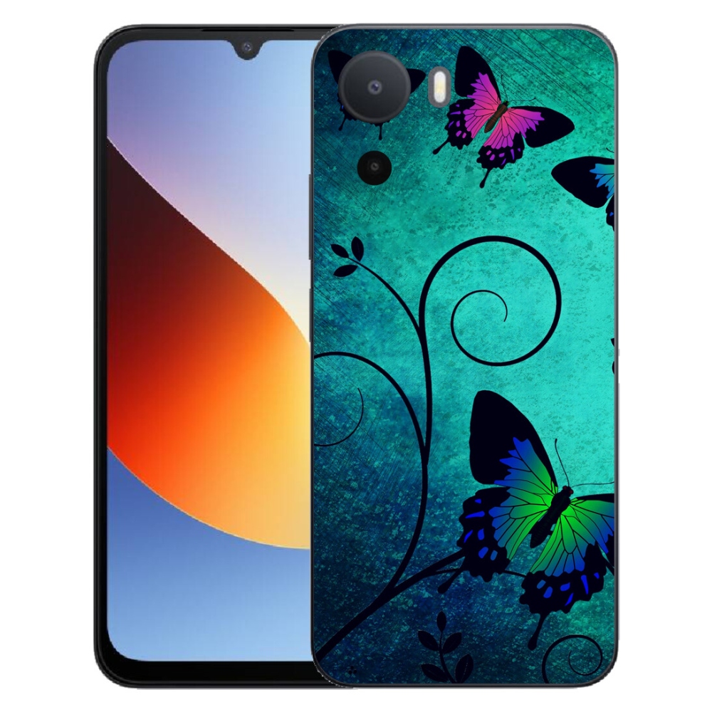 Gelový kryt mmCase na Xiaomi Redmi A7 Pro - barevní motýli