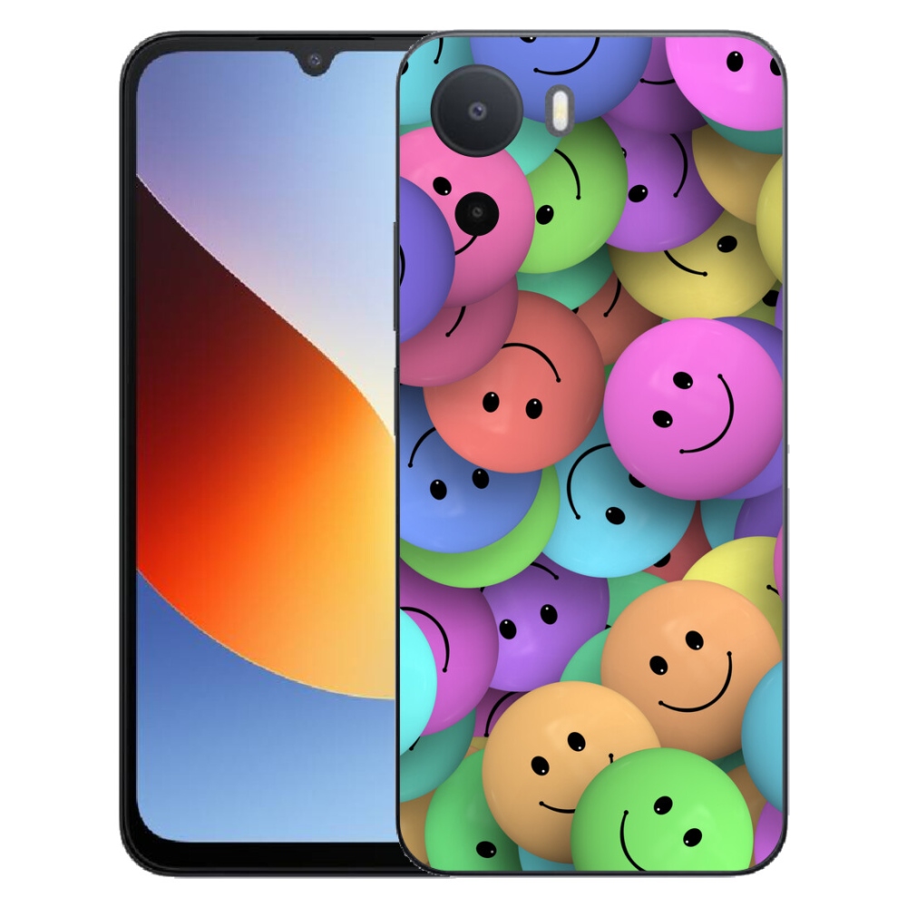 Gelový kryt mmCase na Xiaomi Redmi A7 Pro - barevní smajlíci