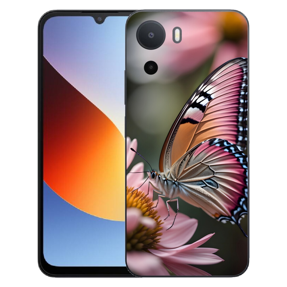 Gelový kryt mmCase na Xiaomi Redmi A7 Pro - barevný motýl