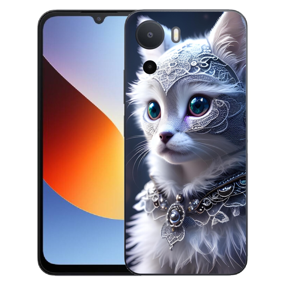 Gelový kryt mmCase na Xiaomi Redmi A7 Pro - bílá kočka