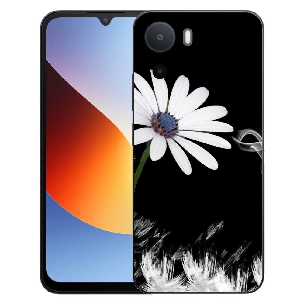 Gelový kryt mmCase na Xiaomi Redmi A7 Pro - bílá květina