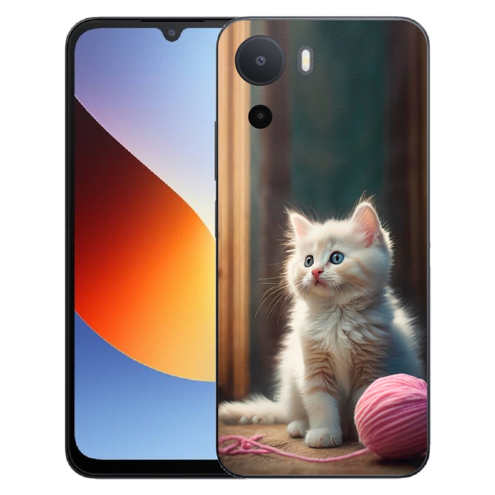 Gelový kryt mmCase na Xiaomi Redmi A7 Pro - bílé kotě 2