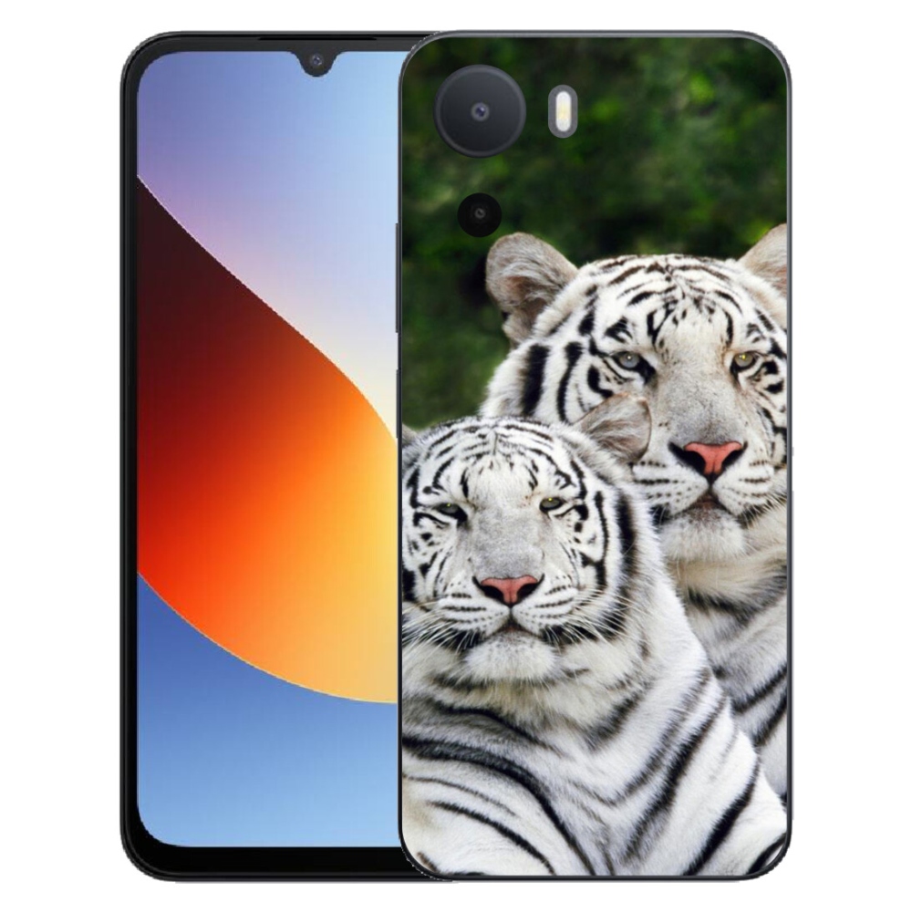 Gelový kryt mmCase na Xiaomi Redmi A7 Pro - bílí tygři