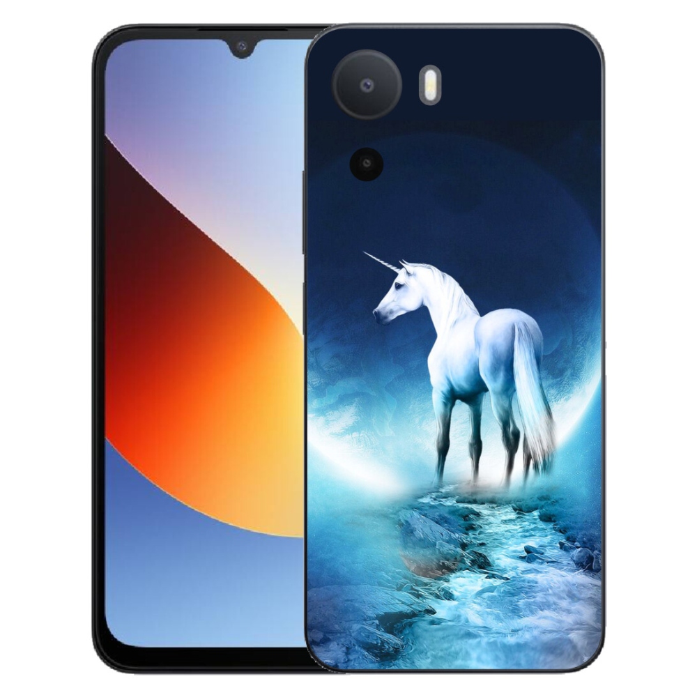 Gelový kryt mmCase na Xiaomi Redmi A7 Pro - bílý jednorožec