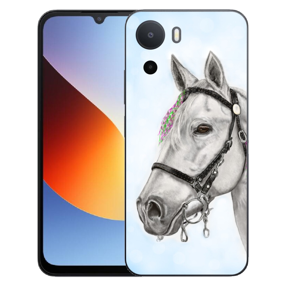 Gelový kryt mmCase na Xiaomi Redmi A7 Pro - bílý kůň 1