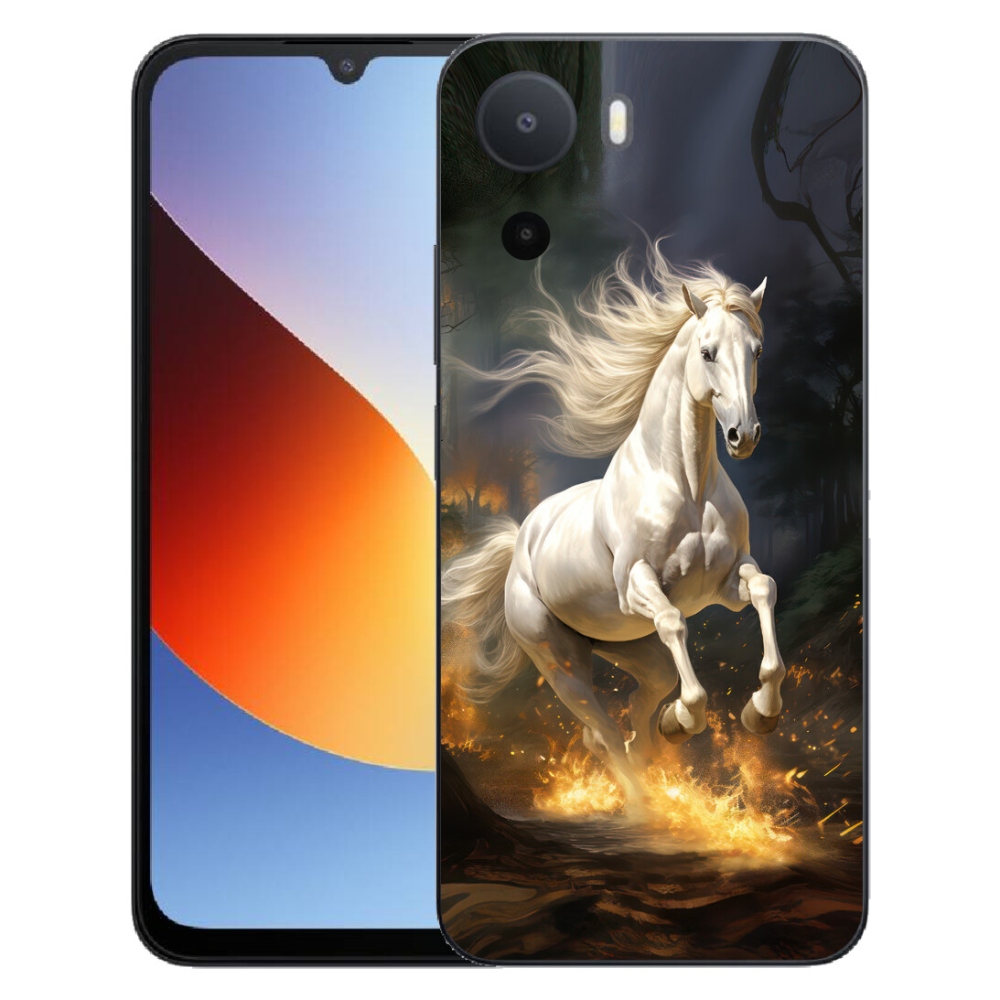 Gelový kryt mmCase na Xiaomi Redmi A7 Pro - bílý kůň 2