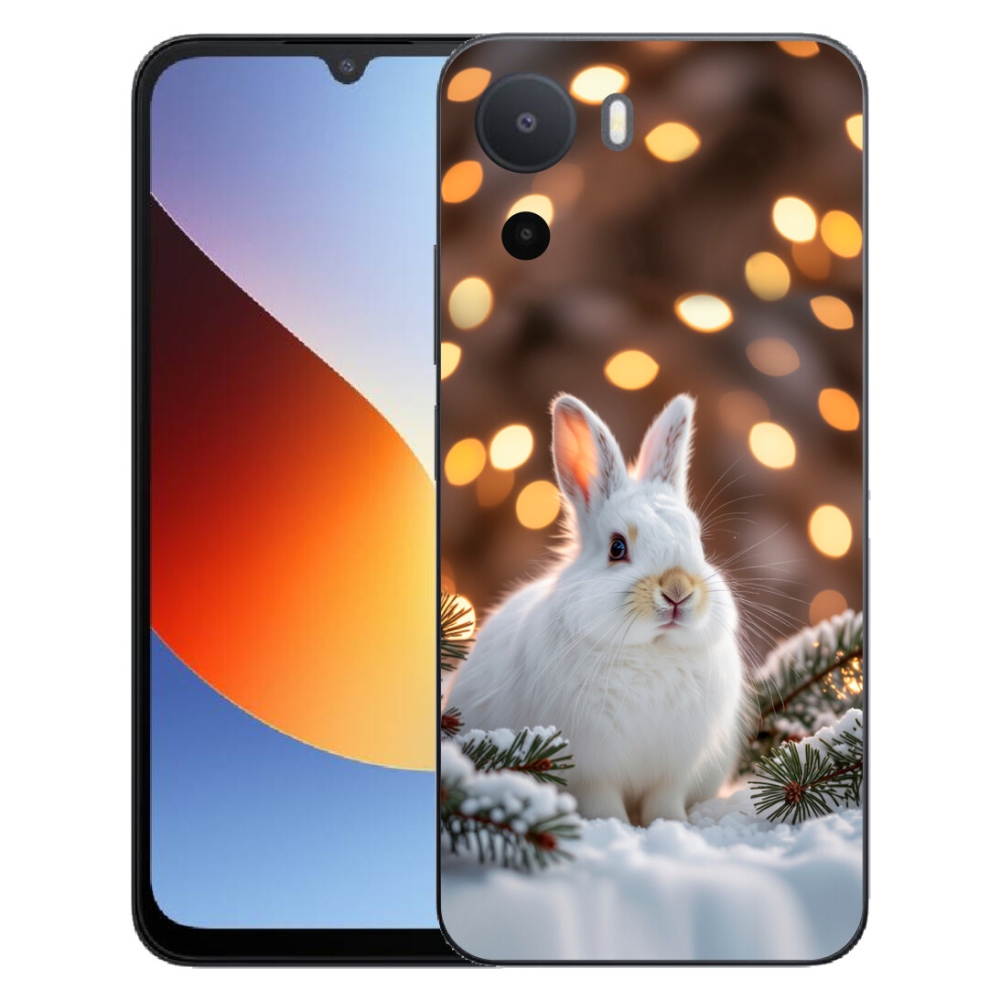 Gelový kryt mmCase na Xiaomi Redmi A7 Pro - bílý zajíc