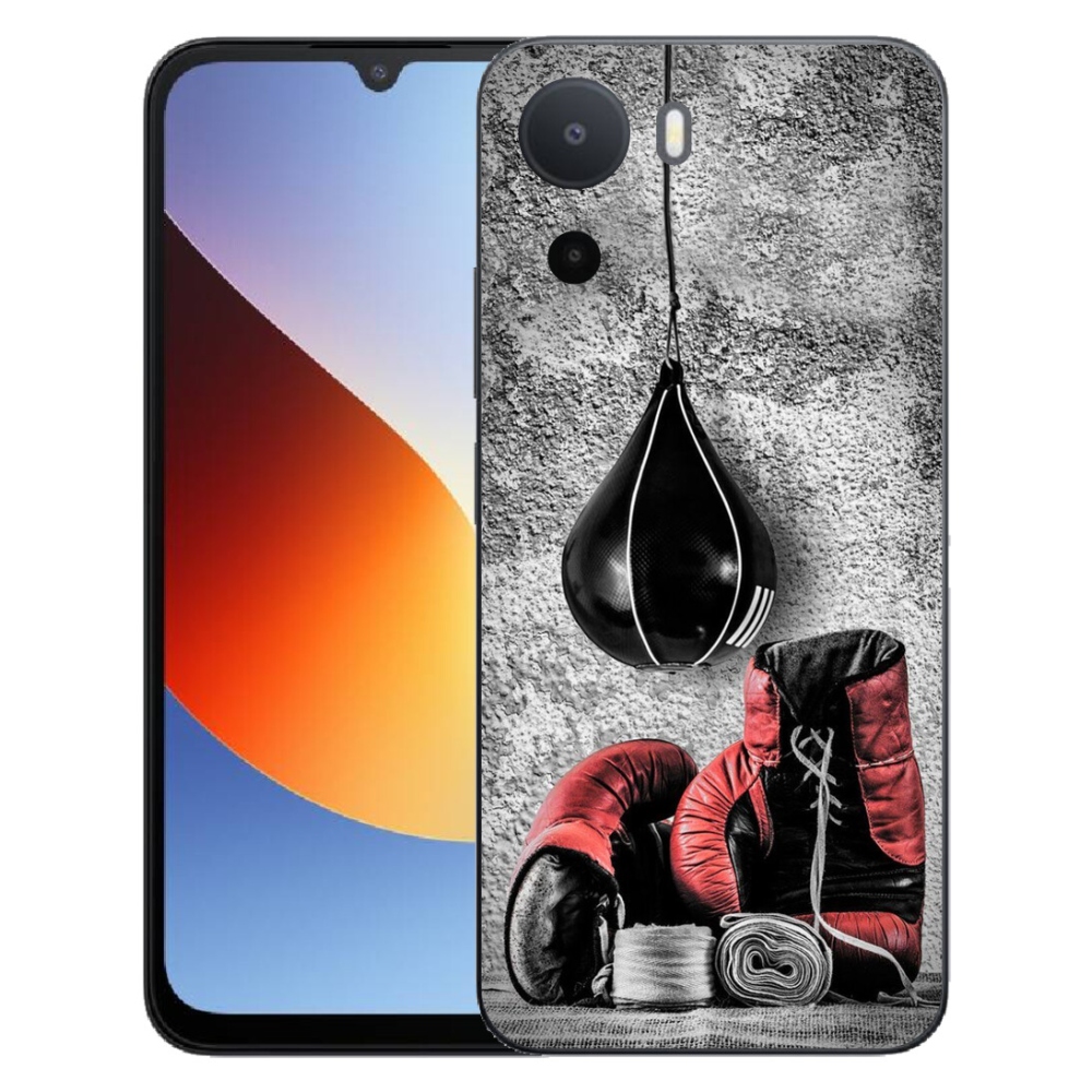 Gelový kryt mmCase na Xiaomi Redmi A7 Pro - boxovací pytel a rukavice