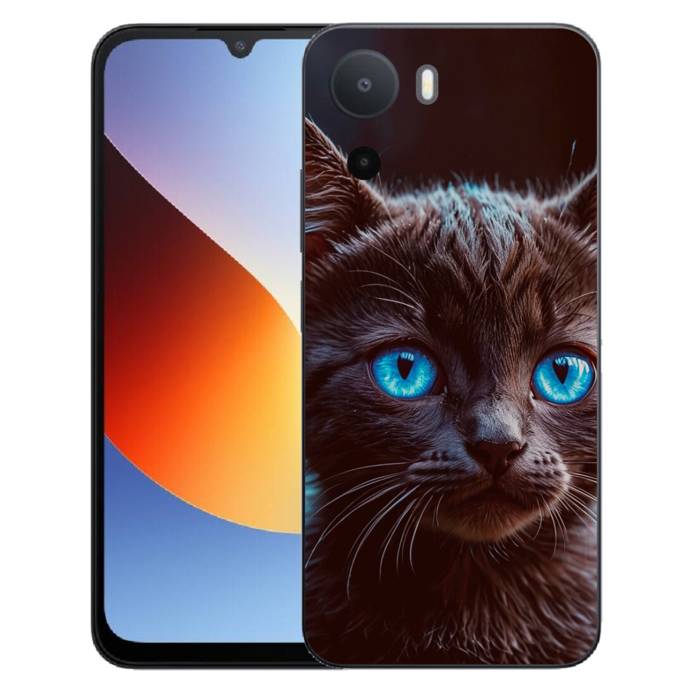 Gelový kryt mmCase na Xiaomi Redmi A7 Pro - černé kotě 2